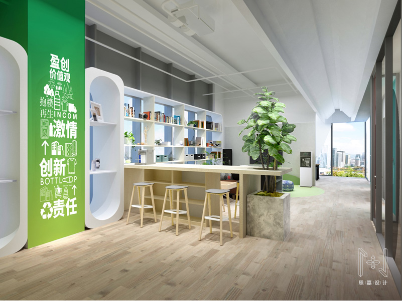 盈創(chuàng)辦公樓內(nèi)及展廳